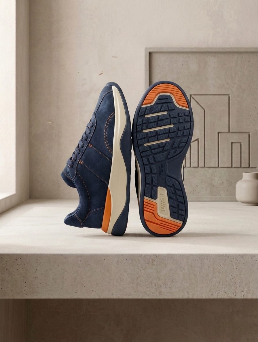 Paire navy et orange
